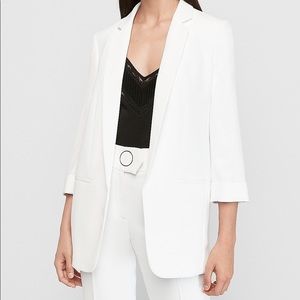 NWT Express Rolled Sleeve Boyfriend Blazer